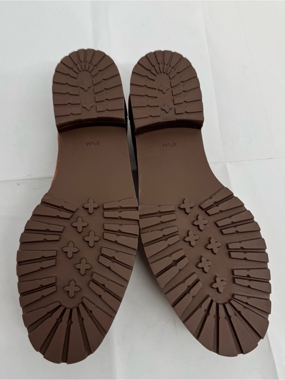 NEW $159 TALBOTS Cassidy Suede Penny Loafers Women's Size 8.5 Cognac - Picture 11 of 12